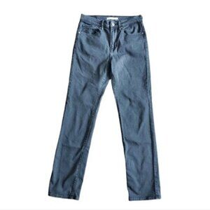 Levi's 724 High-Rise Straight Leg Black Jeans Size 27